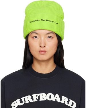 Stockholm Surfboard Club Stockholm (surfboard) Club Logo Beanie - Green