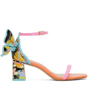 Sophia Webster Multicolor Chiara Heeled Sandals - Black
