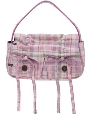 Acne Studios ティータオル マイクロ Multipocket バッグ - ピンク