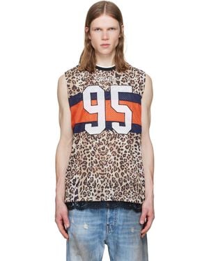 DSquared² Wild2 Cigarette Fit Tank Top - Multicolor