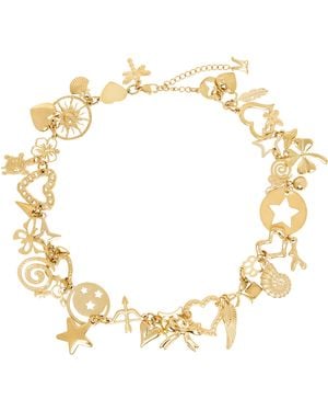 Marland Backus Charm Necklace - Metallic