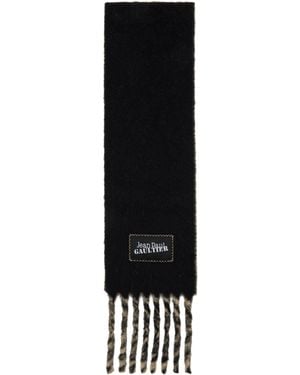 Jean Paul Gaultier Alpaca Scarf - Black