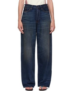 Acne Studios ネイビー 1981 ルーズフィット ジーンズ - ブルー