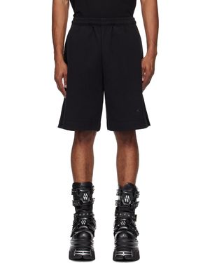 Vetements ブラック オーバルロゴ ショートパンツ
