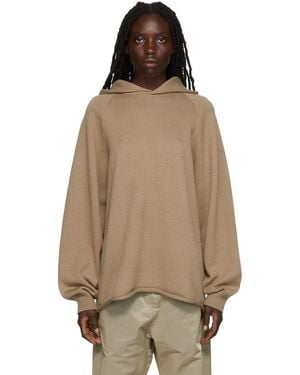 Fear Of God タン ポリエステル フーディ - ナチュラル