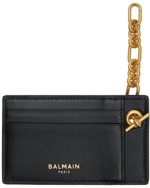 Balmain Pulse Chain Card Holder - Black