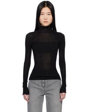 Versace Knit Merinos Turtleneck - Black