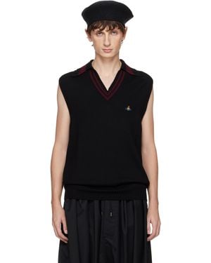 Vivienne Westwood Fisherman Sweater Vest - Black