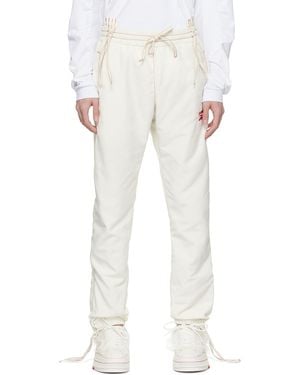 KANGHYUK Off- Reebok Edition Track Trousers - White