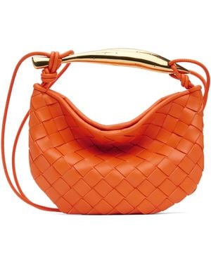 Bottega Veneta Orange Mini Sardine Bag