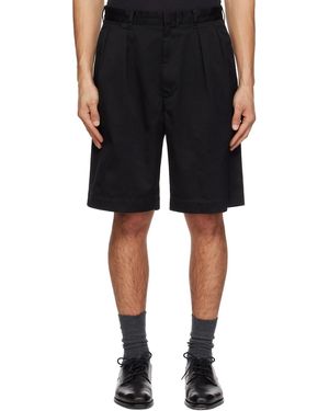 Nanamica Double Pleated Chino Shorts - Black