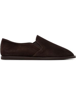 Common Projects Suede Slippers - Black
