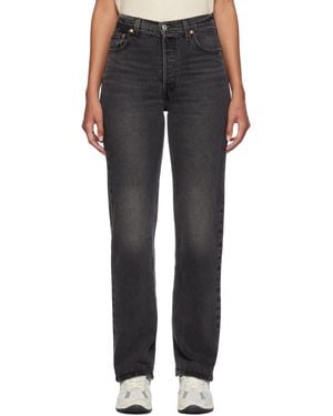 Levi's Ribcage Full Length Jeans - Black