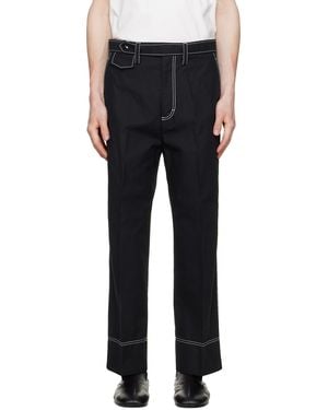 Lanvin Workwear Trousers - Black