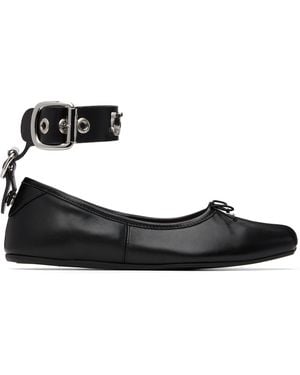 Vivienne Westwood Tanned Bardot Ballerina Flats - Black