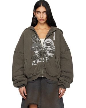 Lu'u Dan Wadded Hoodie - Multicolour