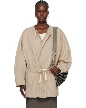 Lemaire Zipped Parka - Natural