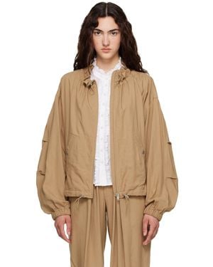 Isabel Marant Khaki Plume Jacket - Brown