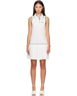 Burberry Cotton Tennis Minidress - White
