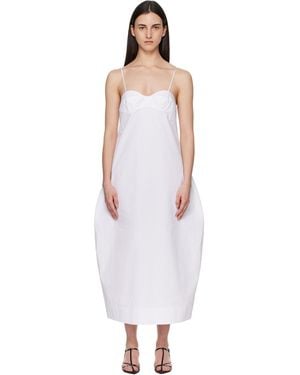 Rohe Bustier Volume Midi Dress - Black