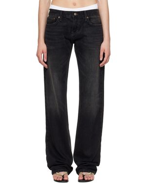 Raimundo Langlois Slim Straight Jeans - Black