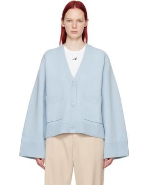 Axel Arigato Memory Relaxed Cardigan - Blue