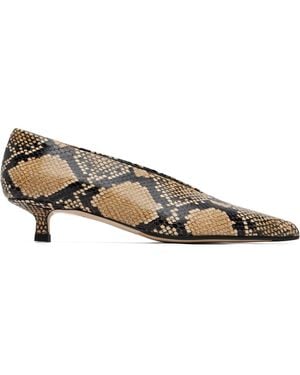 Aeyde Clara Pointed-Toe Heels - Brown