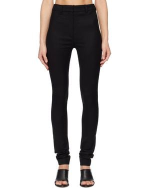 Acne Studios Wool Leggings - Black