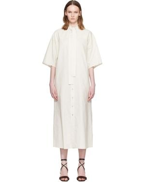 Lemaire Reversible Tube Midi Dress - White