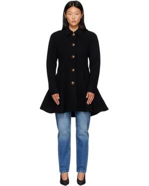 Versace Wool Coat - Black