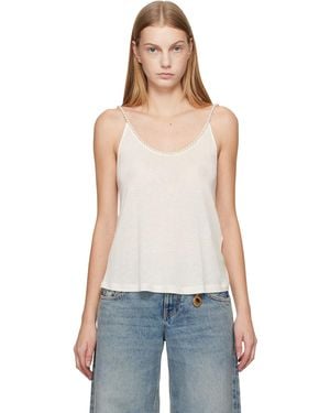 Stella McCartney Pearl Embroidery Top - Blue