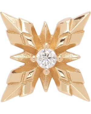 Emanuele Bicocchi Crest Crystal Single Earring - Metallic