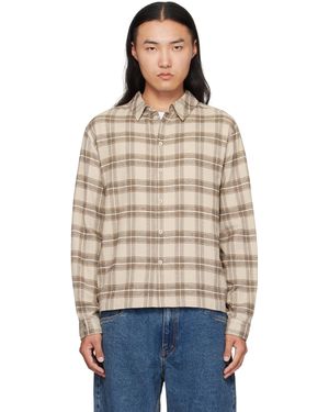 Dime Plaid Flannel Shirt - Blue
