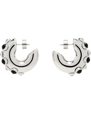 Marni Enameled Metal Earrings - Metallic