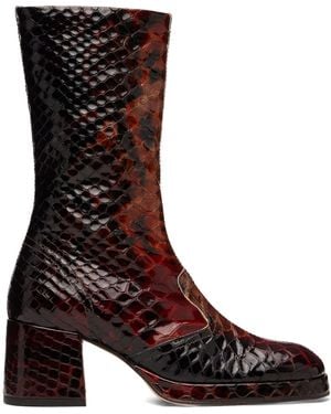 Miista Bottes Cass Brunes - Marron