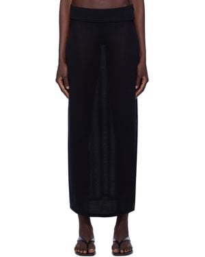 TOTEME Knit Maxi Skirt - Black