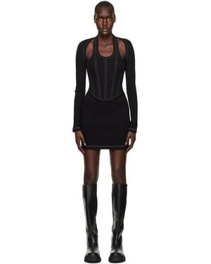 Dion Lee Modular Corset Minidress - Black