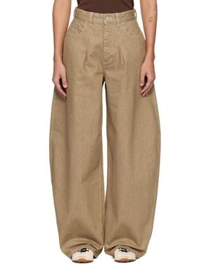Jacquemus 'The Ovalo De-Nîmes Denim' Jeans - Natural