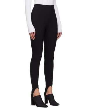 【関税込み】Balmain ブラック ビスコース レギンス Balmain モノグラム レギンス | ブラック | FARFETCH JP