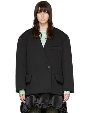 we11done Polyester Blazer - Black