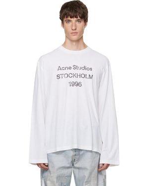 Acne Studios '1996' Logo T-Shirt - White