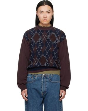 Magliano Burgundy & Uncle Jumper - Blue