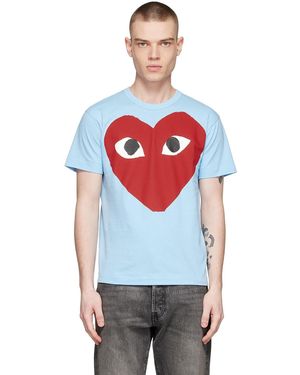 COMME DES GARÇONS PLAY Comme Des Garçons Play ブルー コットン Tシャツ - グレー