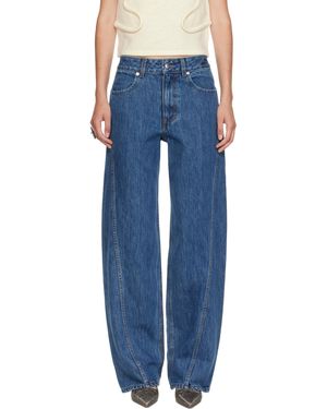 Eckhaus Latta Bend Jeans - Blue