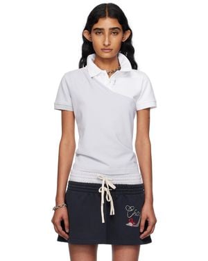 Abra Ssense Exclusive & Shoulder Polo - White