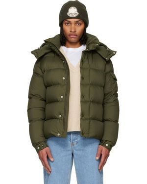 メンズ Moncler ベージュ Evettes フード付き ショート ダウン