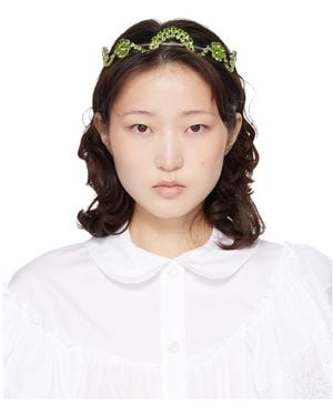 Simone Rocha Scalloped Sepal Headband - Natural