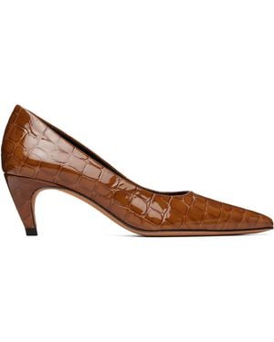 Jude Blade Pump Heels - Brown