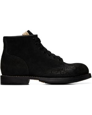 Visvim ブラック Brigadier-Folk ブーツ