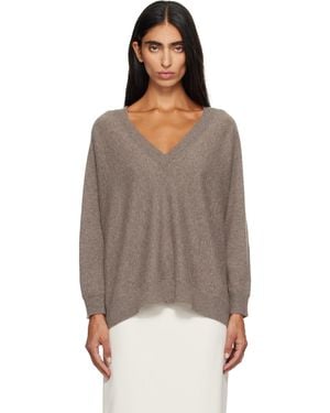 Lisa Yang Taupe Kenny Sweater - Brown